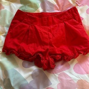 Janie and Jack red shorts size 4